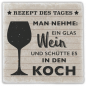 Preview: 0952  Marmoruntersetzer "Rezept des Tages. Man nehme: …"