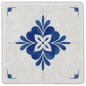 Preview: 0996  Marmoruntersetzer Fliese blau