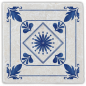 Preview: 0997  Marmoruntersetzer Fliese blau