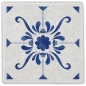 Preview: 0998  Marmoruntersetzer Fliese blau
