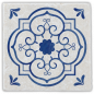 Preview: 0999  Marmoruntersetzer Fliese blau