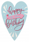 Preview: 29157 Herzkarte unser Finne "Happy Birthday to You"