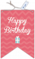 Preview: 29206 Formkarte unser Finne "Happy Birthday"