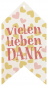 Preview: 29244 Formkarte unser Finne "vielen lieben Dank"