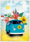 Preview: 30033089  Grußkarte Romantique VW Bus