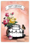 Preview: 31307 Grußkarte Silver Line "Happy Birthday"