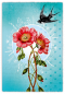 Preview: 31312 Grußkarte Silver Line - Blumen