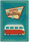 Preview: 31401  Grußkarte Colourful "Happy Birthday"