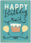 Preview: 31403  Grußkarte Colourful "Happy Birthday"