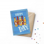 Preview: 31404  Grußkarte Colourful "Happy Birthday"