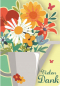 Preview: 31612 Grußkarte Fun-Cut Danke Blumen