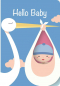 Preview: 31634 Grußkarte Fun-Cut Baby Blue
