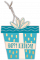 Preview: Geschenkanhänger Geschenk „Happy Birthday“