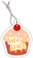 Preview: Geschenkanhänger Muffin „Süße Grüße“