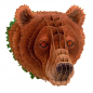 Preview: 3D Tierkopf "Braunbär"