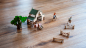 Preview: 3D Bastelset "Pferderanch"