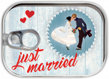 0192 Dosenpost "Just Married"