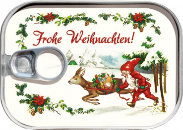 0201 Dosenpost "Frohe Weihnachten"