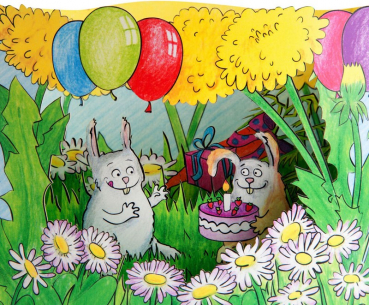 0405 3D Grußkarte