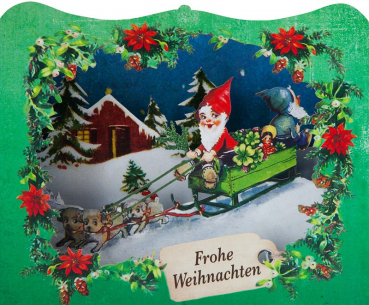 0439 3D Grußkarte "Frohe Weihnachten"