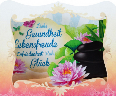 0456 3D Grußkarte "Liebe Gesundheit.."