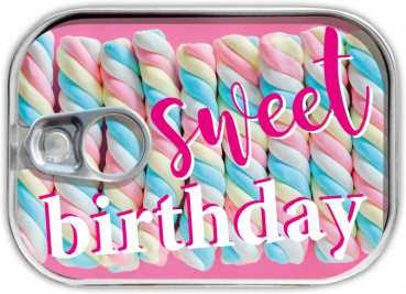 0518 Dosenpost "sweet Birthday"