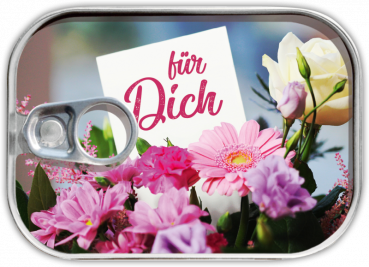 0521 Dosenpost "für Dich - Strauß"