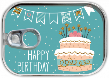 0522 Dosenpost "Happy Birthday"