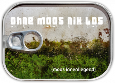 0525 Dosenpost "Ohne Moos nix los"