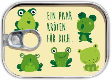 0529 Dosenpost "Ein paar Kröten..." Kröten