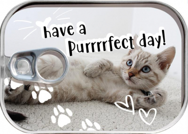 0539 Dosenpost "Have a Purrrfect day"