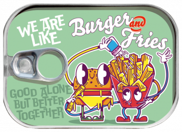 0554 Dosenpost "We are like Burger Fries..."