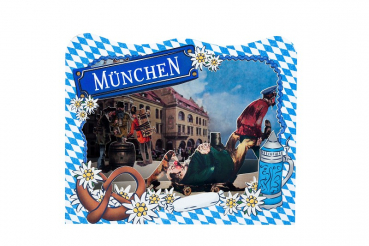 0807 3D Grußkarte "München"