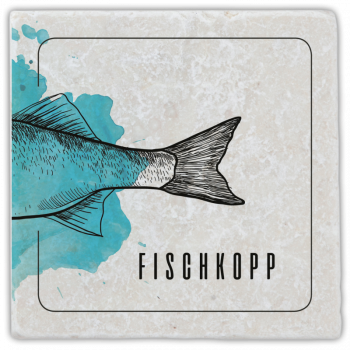 1007  Marmoruntersetzer Fisch 2/2