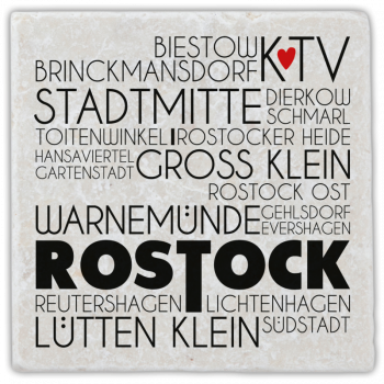 1018  Marmoruntersetzer Rostock Typografie