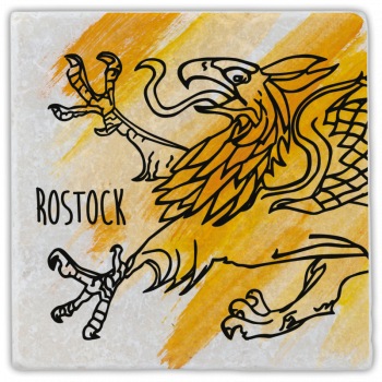 1022  Marmoruntersetzer Rostock Greif