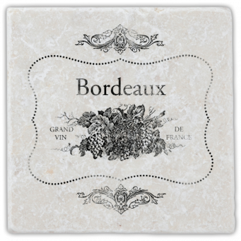 1025  Marmoruntersetzer "Bordeaux"