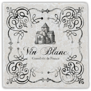 1026  Marmoruntersetzer "Vin Blanc"