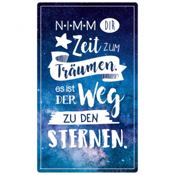 1112 Dekoschild "Nimm dir Zeit ..."