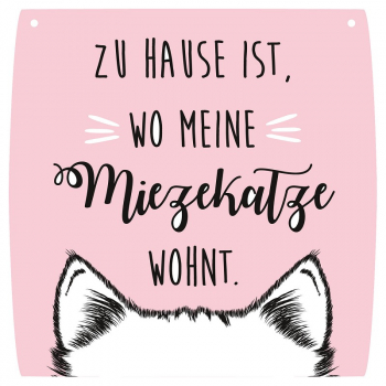 1132 Dekoschild "Zu Hause ist ..."