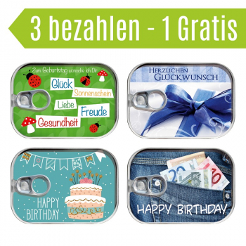 20101002  Dosenpost 4er Set "Geburtstag"