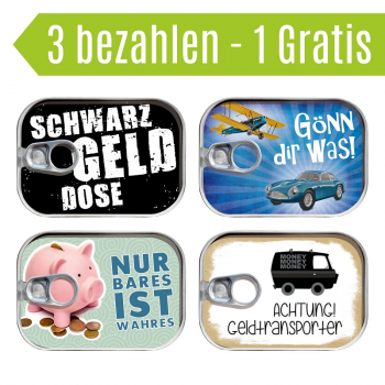 20101003  Dosenpost 4er Set "Geldgeschenk"