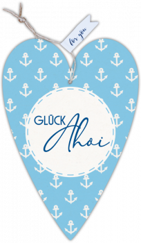 29103 Herzkarte unser Finne "Glück Ahoi"
