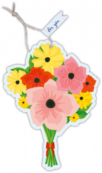 29213 Formkarte unser Finne "Blumenstrauß"