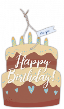 29217 Formkarte unser Finne "Happy Birthday"
