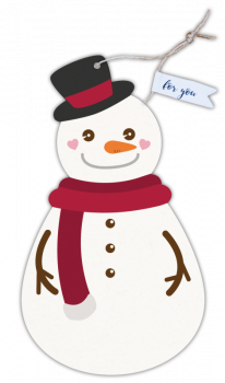 29231 Formkarte unser Finne Schneemann