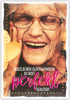 29805 Postkarte Happy Words "Herzlichen Glückwunsch"