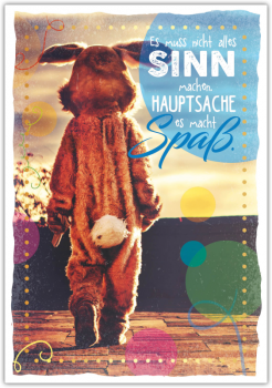 29810 Postkarte Happy Words "Es macht nicht alles Sinn..."