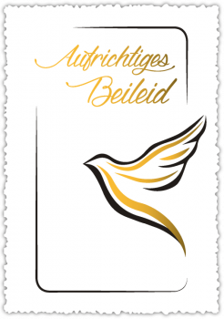 30022009  Trauerkarte "Herzliches Beileid"