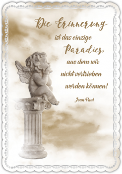30022206 Trauerkarte "Die Erinnerung …"